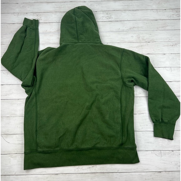 Supreme New York Men’s Size L Pine Green Cotton Hoodie - Picture 4 of 13